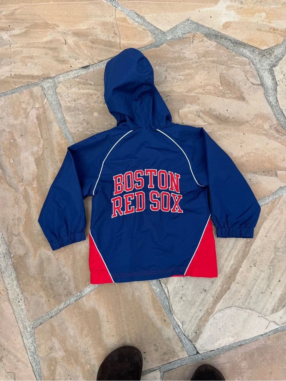 Nike Team Boston Red Sox Hooded Windbreaker Jacket Youth Size 4